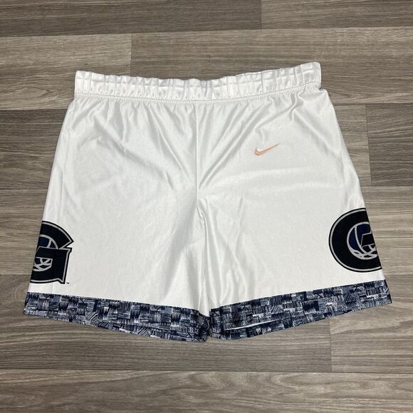 Nike Other - Vintage 90s Team Nike‎ Georgetown Hoyas Basketball Shorts Mens 44x8 White RARE